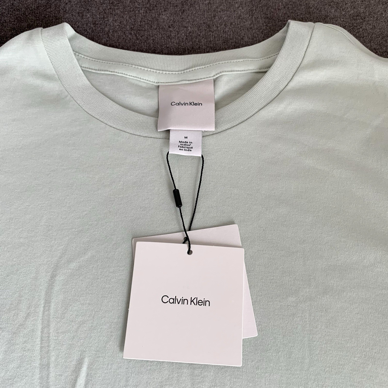 Calvin Klein Men's M Short-Sleeve Supima Cotton Soft Interlock T-Shirt Greens gallery