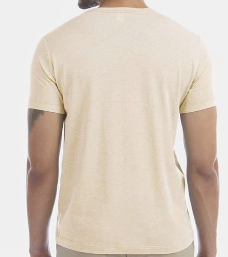 Alternative Mens Pale Yellow Botanical Dye Jersey Tee MEDIUM New - A10S2B4001 gallery
