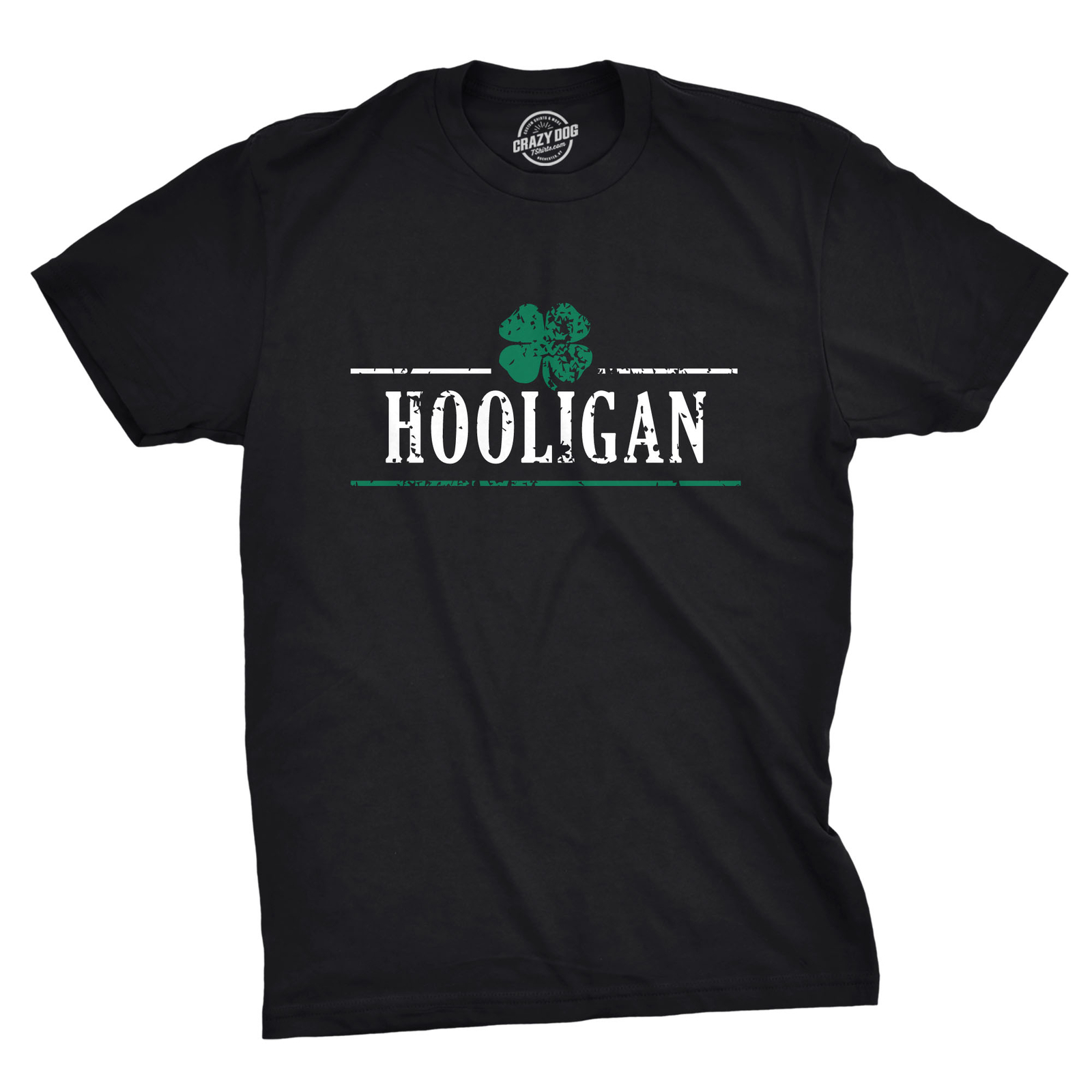 Mens Irish Clover Hooligan T Shirt Funny Saint Patricks Day Lucky Irish Tee gallery