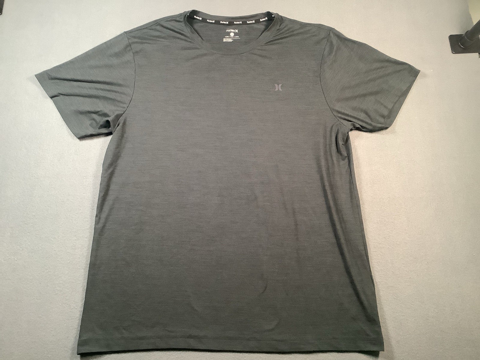 Hurley T Shirt Mens Xl Dark Gray New Without Tags Polyester Spandex gallery