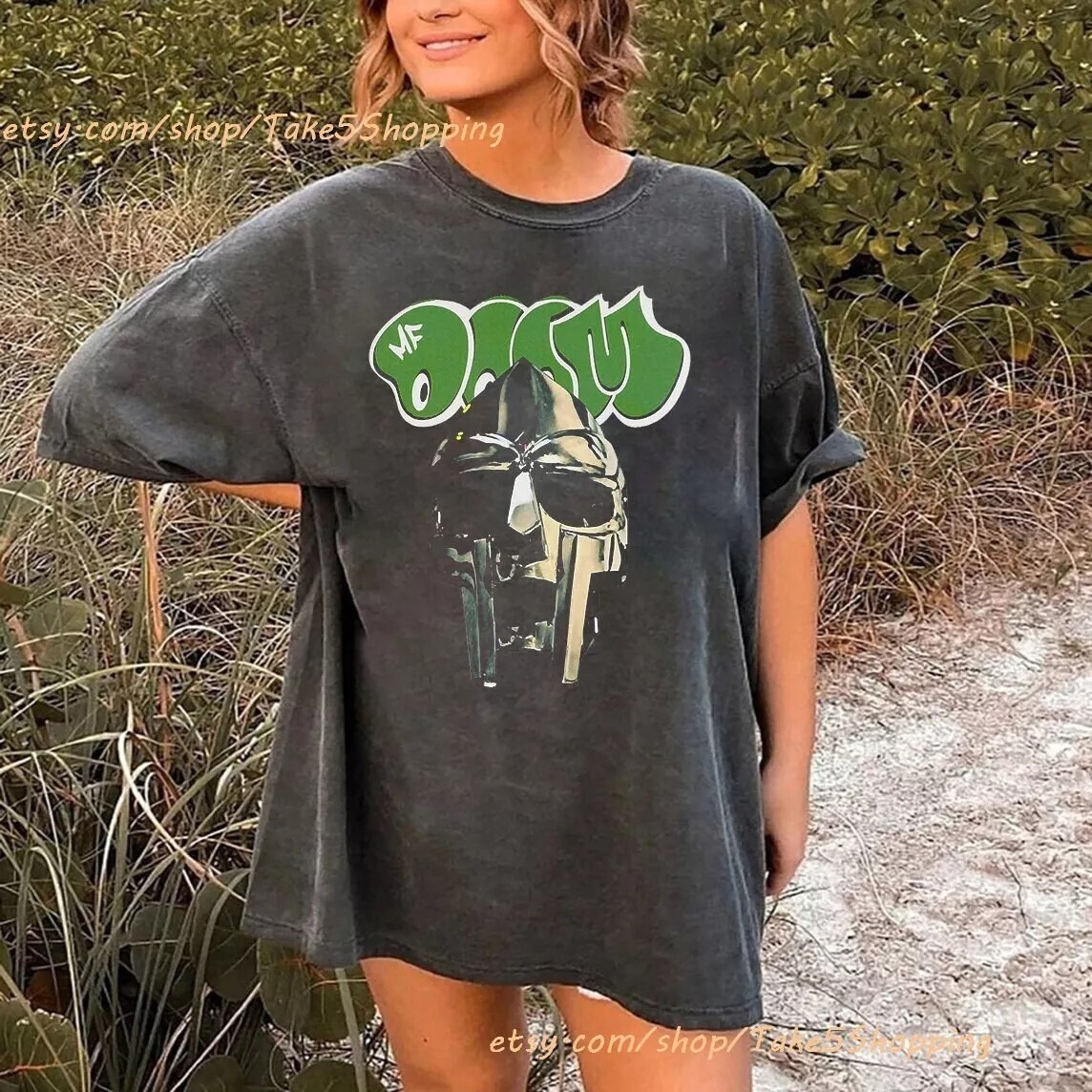 Mf Doom Rap Hiphop Charcoal Short Sleeve Cotton T-shirt Unisex S-5XL gallery