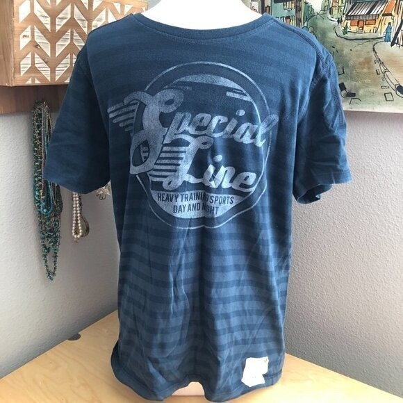 Hering Propeller T Shirt Men's M Blue Special Line Heavy Training Sports Fishing gallery