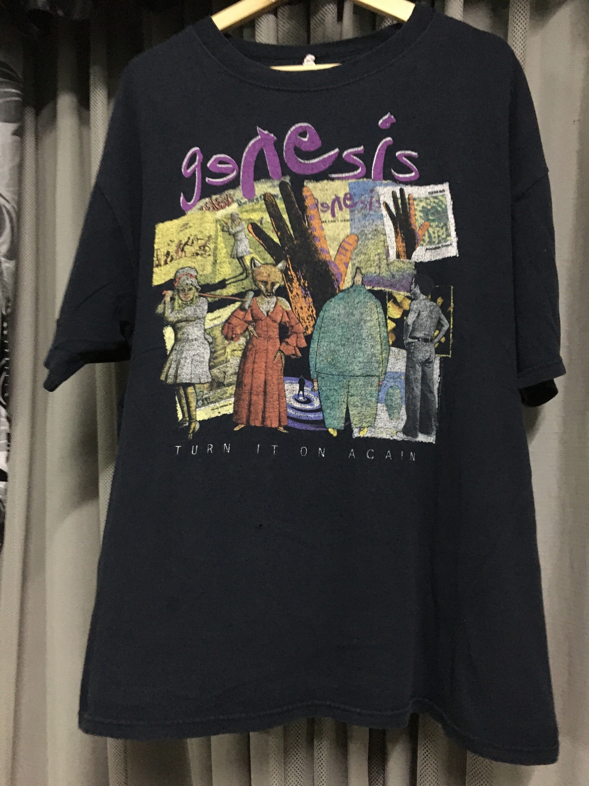 Genesis Turn It On Again black T shirt Retro style Men Women gift NH16705 gallery