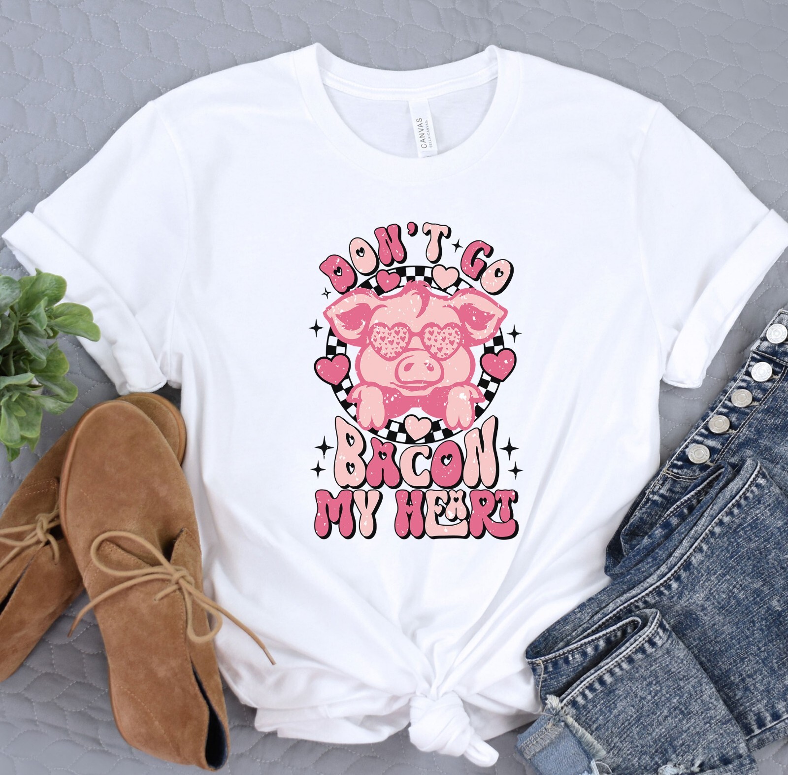 Grinch Movie T-Shirt Don't Go Bacon My Heart Christmas Shirt Christmas Gift gallery