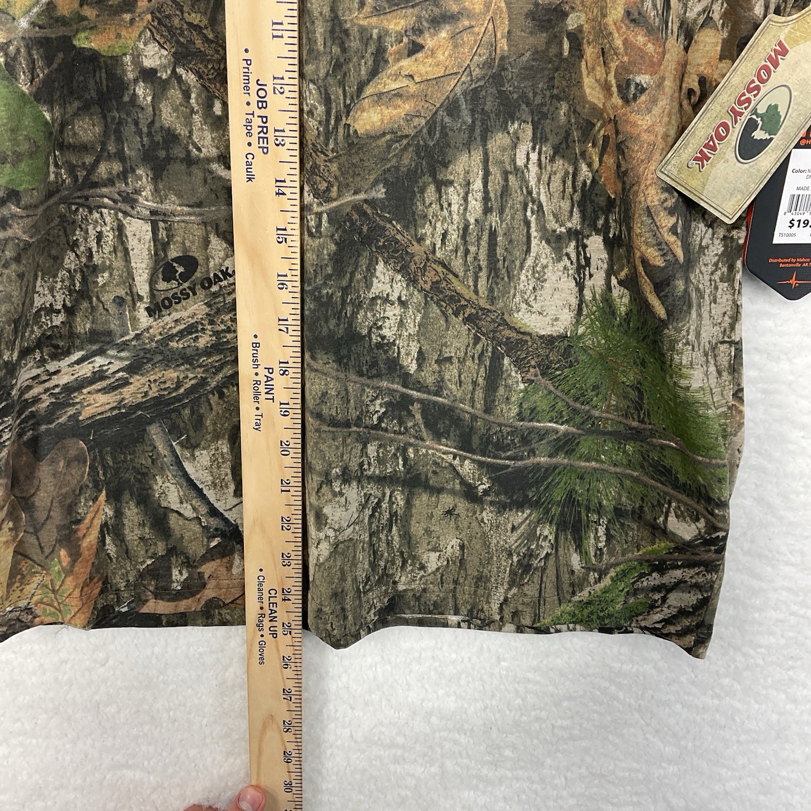 Mens Habit Camo Official Mossy Oak Outdoors Hunting Short Sleeve Shirt M gallery