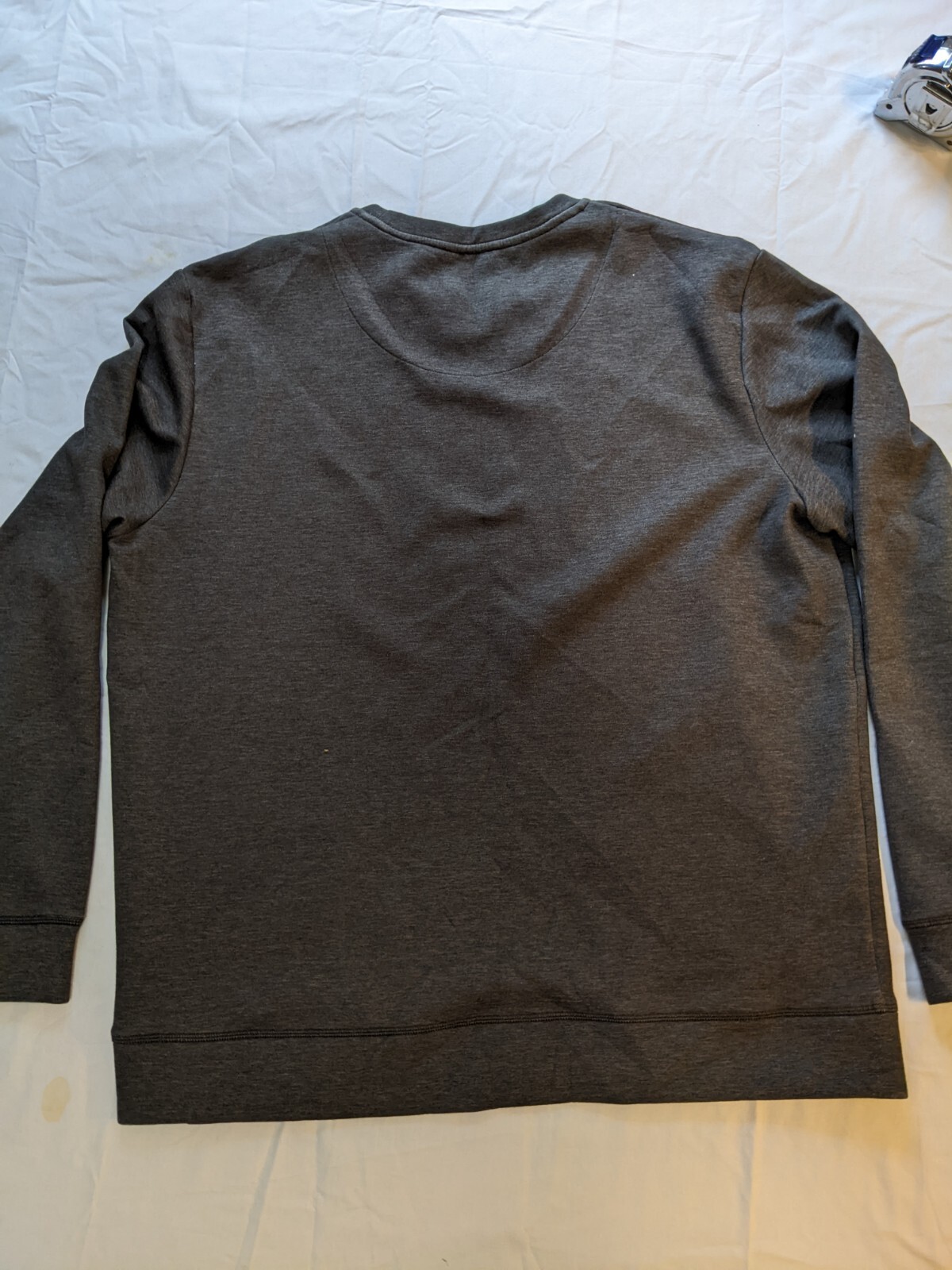 32 Degrees Cool Men Gray Lined Stretch Round Long Sleeve Heat Plus Shirt Sz L gallery