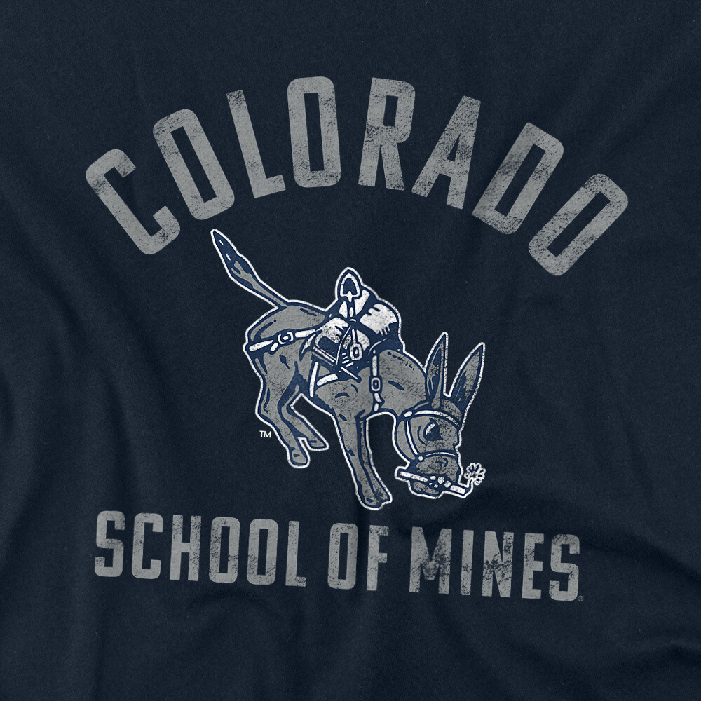 Colorado School of Mines Adult T-Shirt Orediggers Logo, Navy, S-5XL gallery