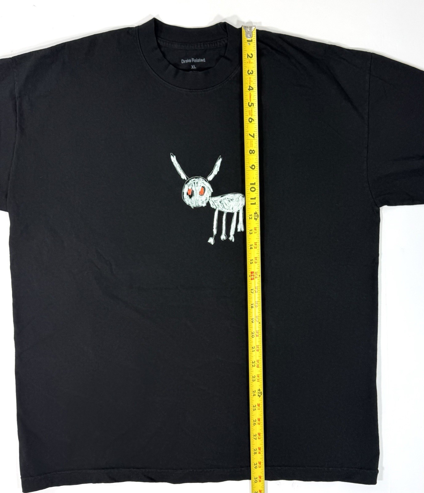 Drake Related Mens T-Shirt Sz XL Black Graphic For All The Dogs Music Album USA gallery