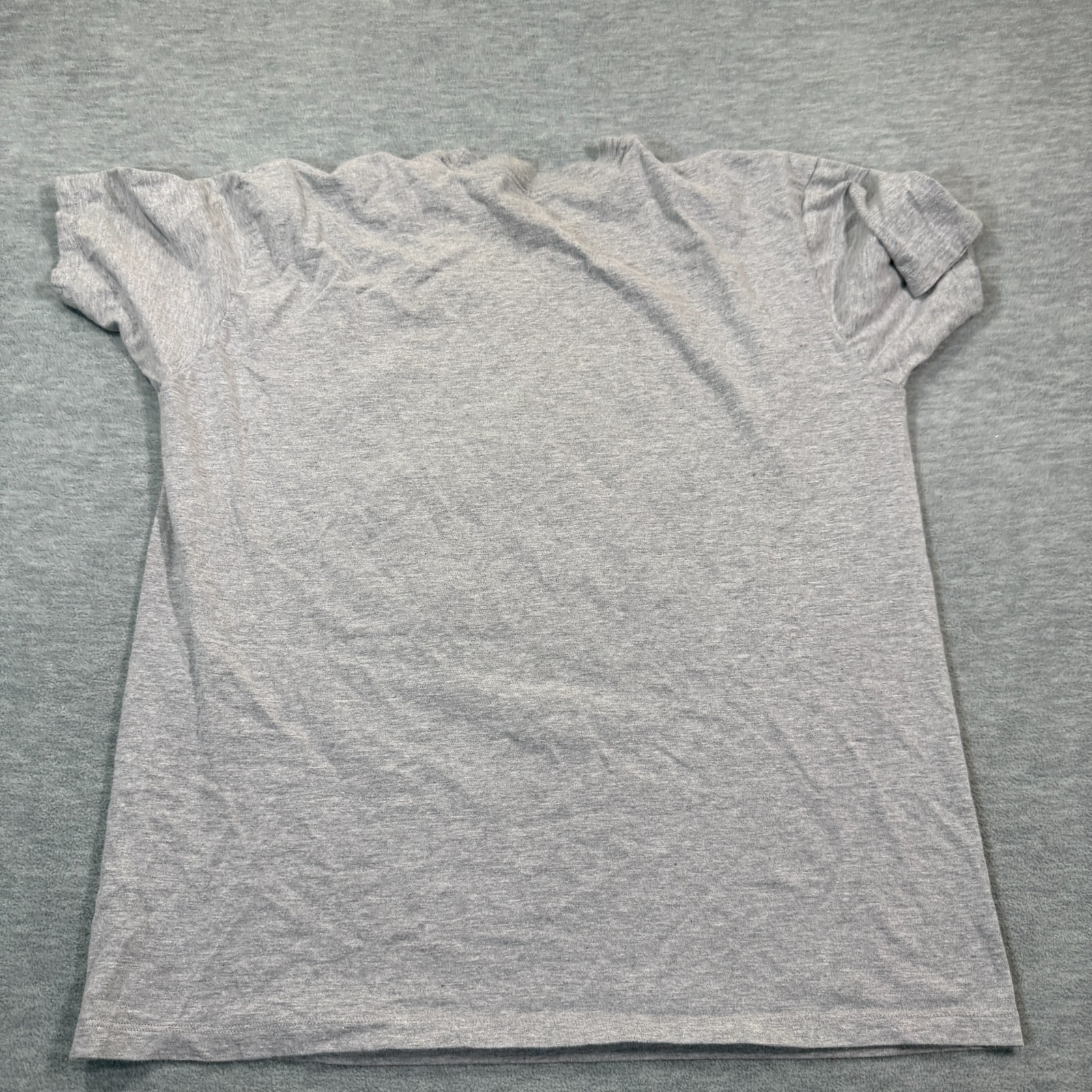 Beatles T-Shirt Men’s XL Gray Union Jack Band Graphic Tee Rock Music Vintage gallery
