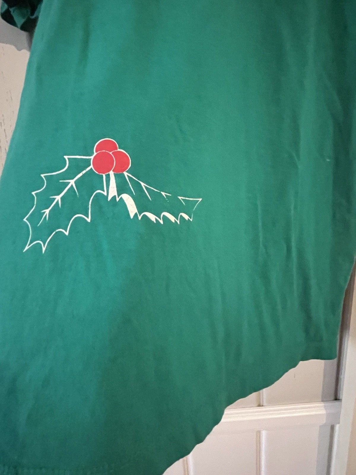 Grunt Style ‘Tis The Season Men’s 2XL Green Christmas T-shirt With Holly EUC gallery