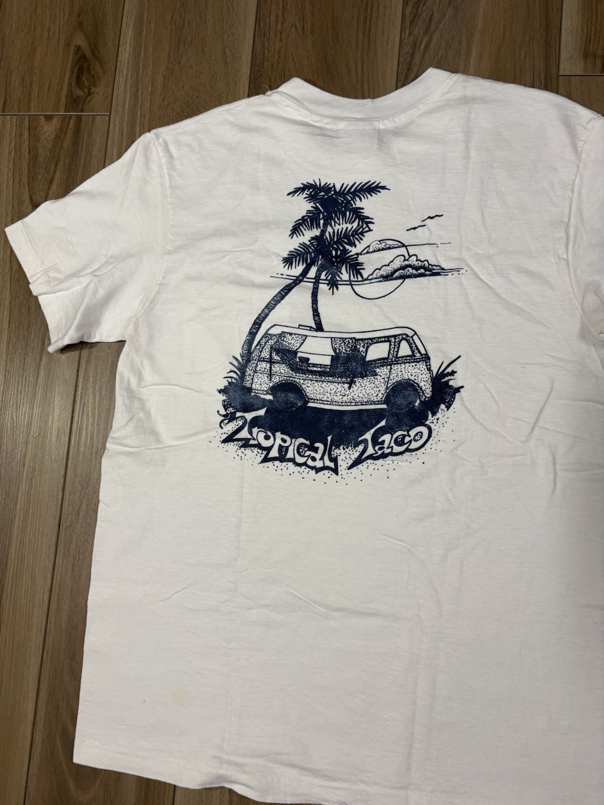 Vintage 80s Tropical Taco HANALEI KAUAI Hawaii Hanes Beefy Shirt Single Stitch M gallery