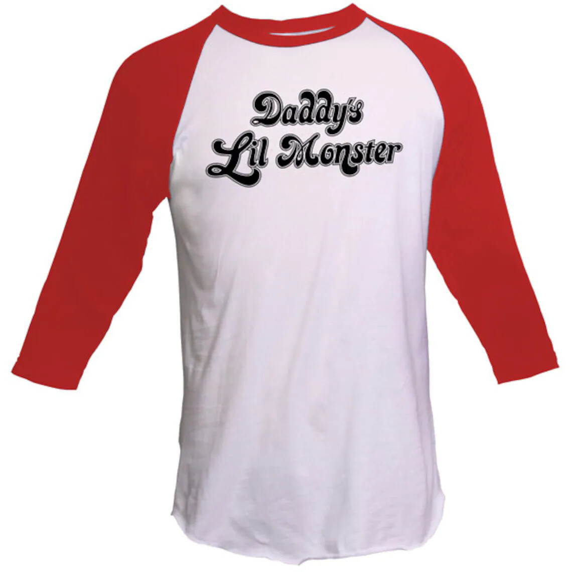 Harley Quinn Cosplay Shirt - Daddy's Lil Monster - Suicide Squad 3/4 Sleeve T gallery