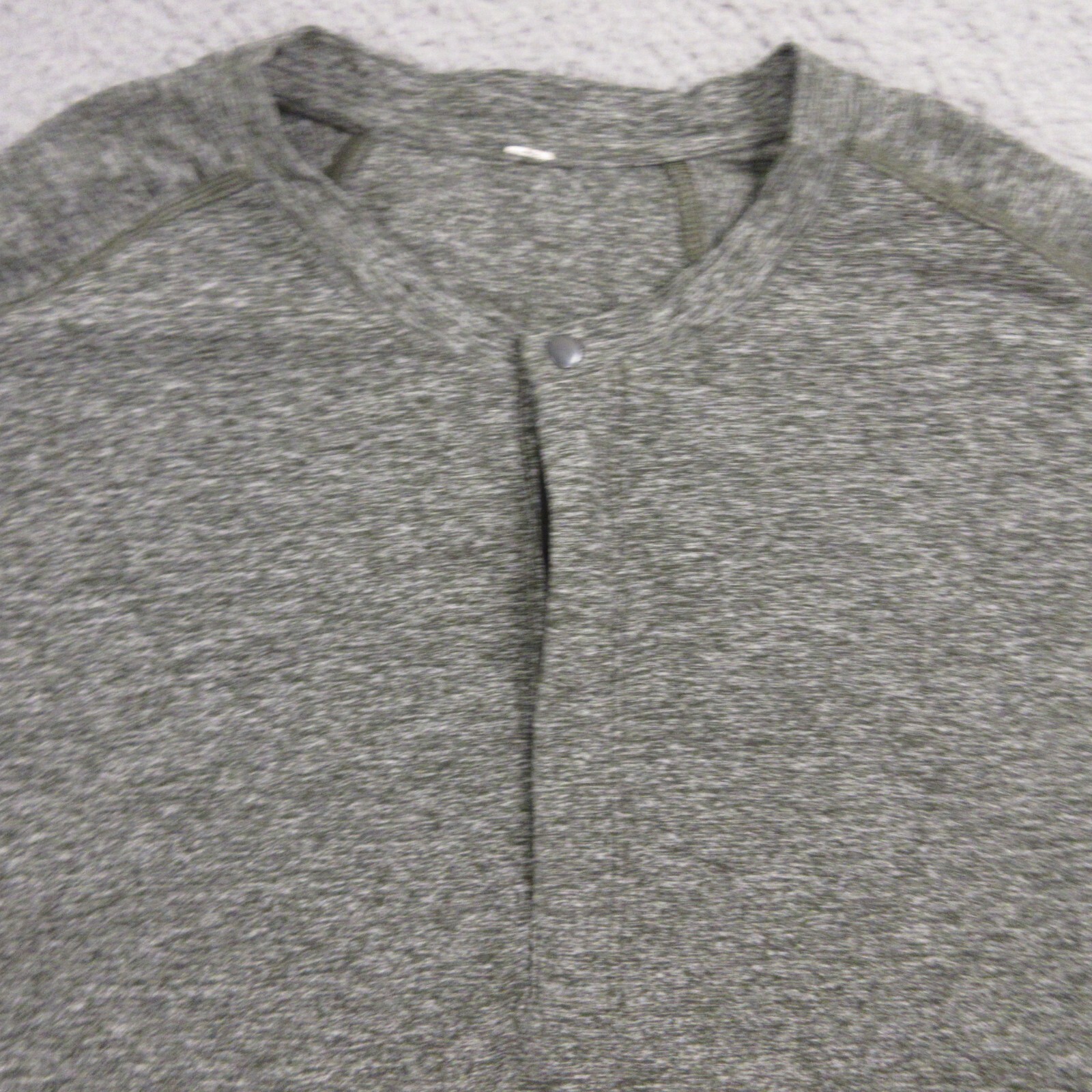 Lululemon Mens Henley Shirt size S-M Long Sleeve Stretch Performance Warm Thick gallery