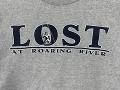 Vintage Prairie Mountain Lost At Roaring River Don’t Find Me T-Shirt Size Large