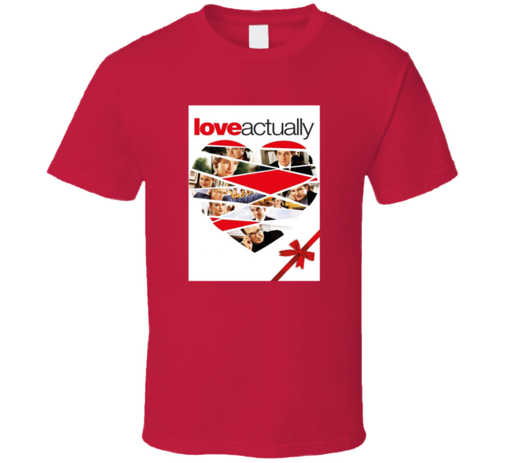 Love Actually Tee Classic Rom Com Christmas Holiday Movie T Shirt gallery