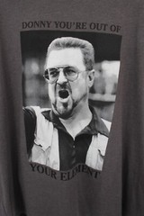 THE BIG LEBOWSKI JOHN GOODMAN “DONNY YOU’RE OUT OF YOUR ELEMENT” TS SZ: 3XL NWT