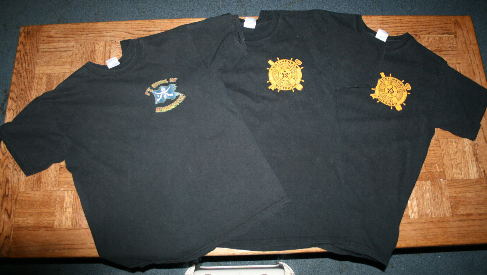 3 Men's Black T-Shirts Sz M 1-Ft. Knox Ky Headhunterz, 2-602nd FSC gallery