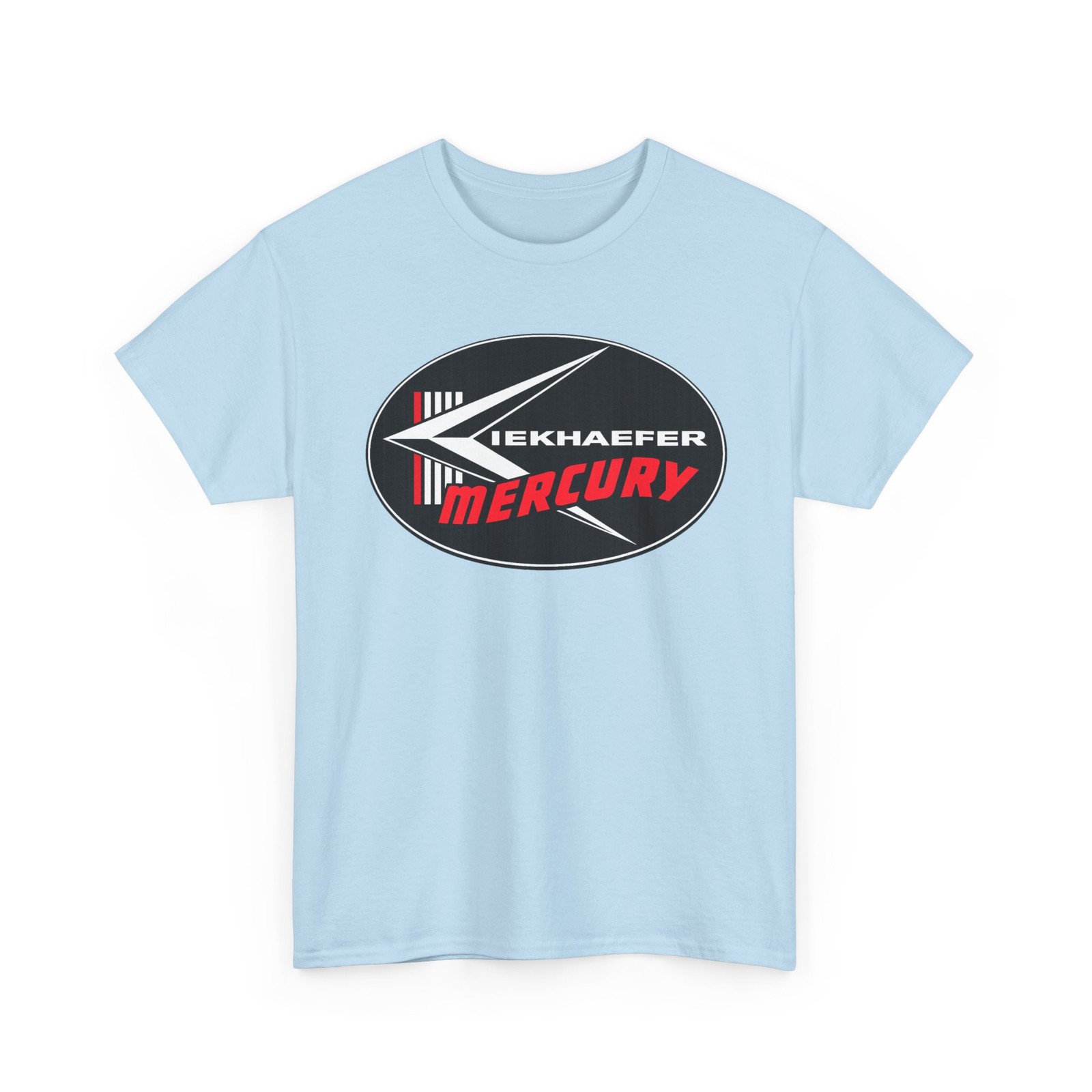 Kiekhaefer Mercury Vintage Outboard Motor Logo Graphic T-Shirt Marine Retro Tee gallery