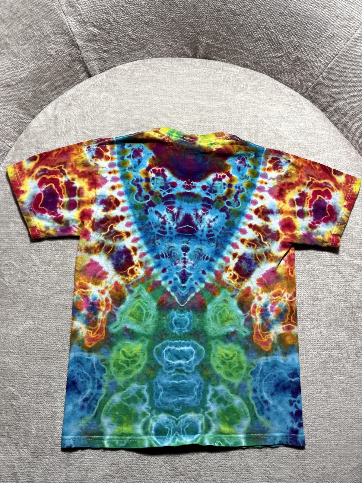 Gildan Hammer Shirt Mens Medium Multicolor Tie Dye Psychedelic Graphic gallery