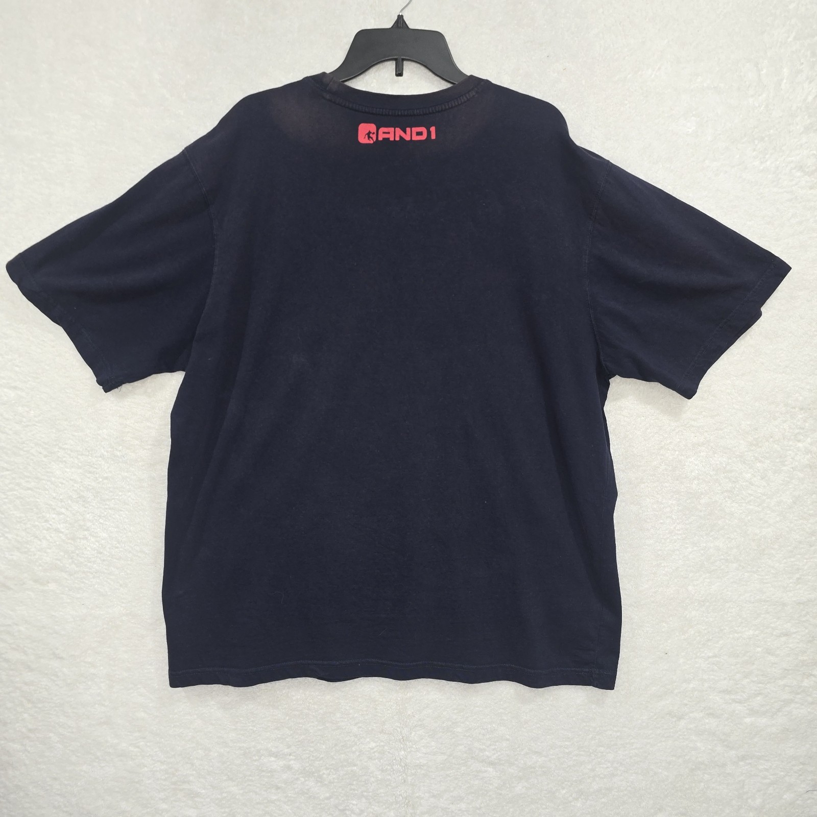 And1 Men's Y2K Black Basketball Short Sleeve T-shirt Size XL "Since Day One" gallery