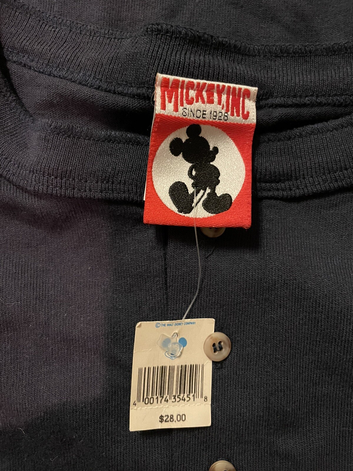 Vtg Walt Disney Designs Disney University Single Stitch Embroidered NOS gallery