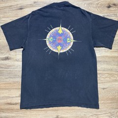 Rare 90’s Gotcha surf shirt with center design Single stitch black size L