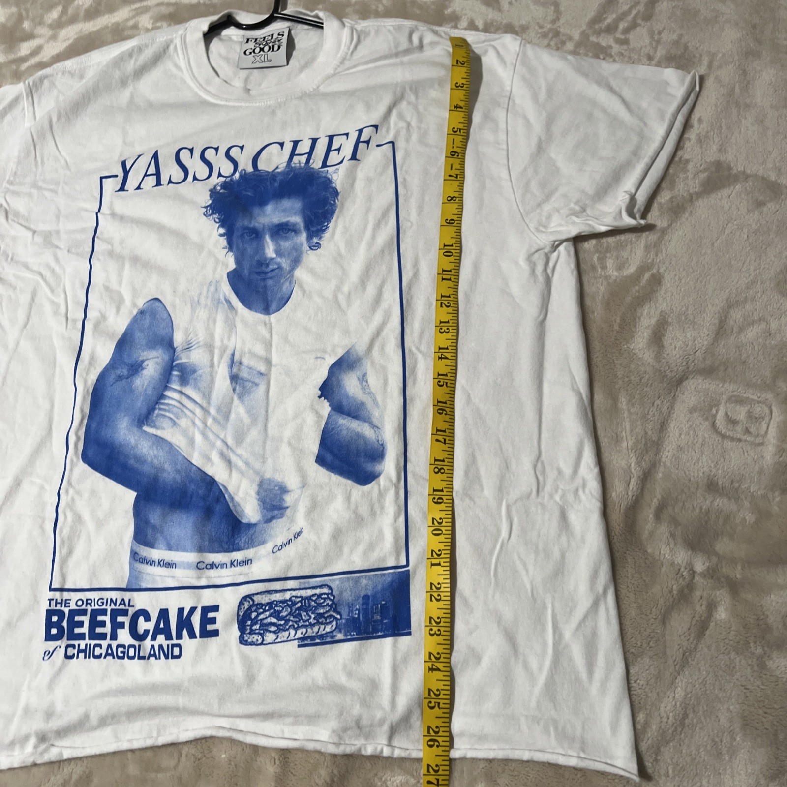 Feels So Good YASSS CHEF Beefcake of Chicagoland Graphic T-Shirt XL gallery