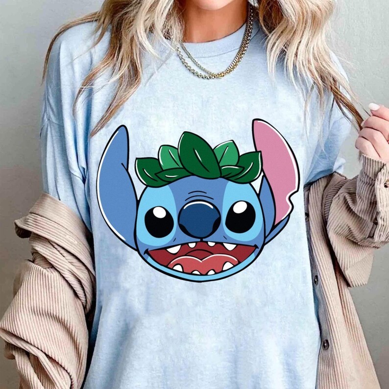 Stitch Lilo Big Face Shirt, Retro Stitch Shirt gallery