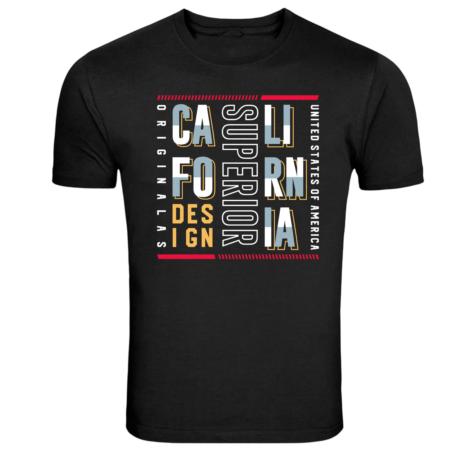 California Superior Original Design Urban Graphic T-Shirt