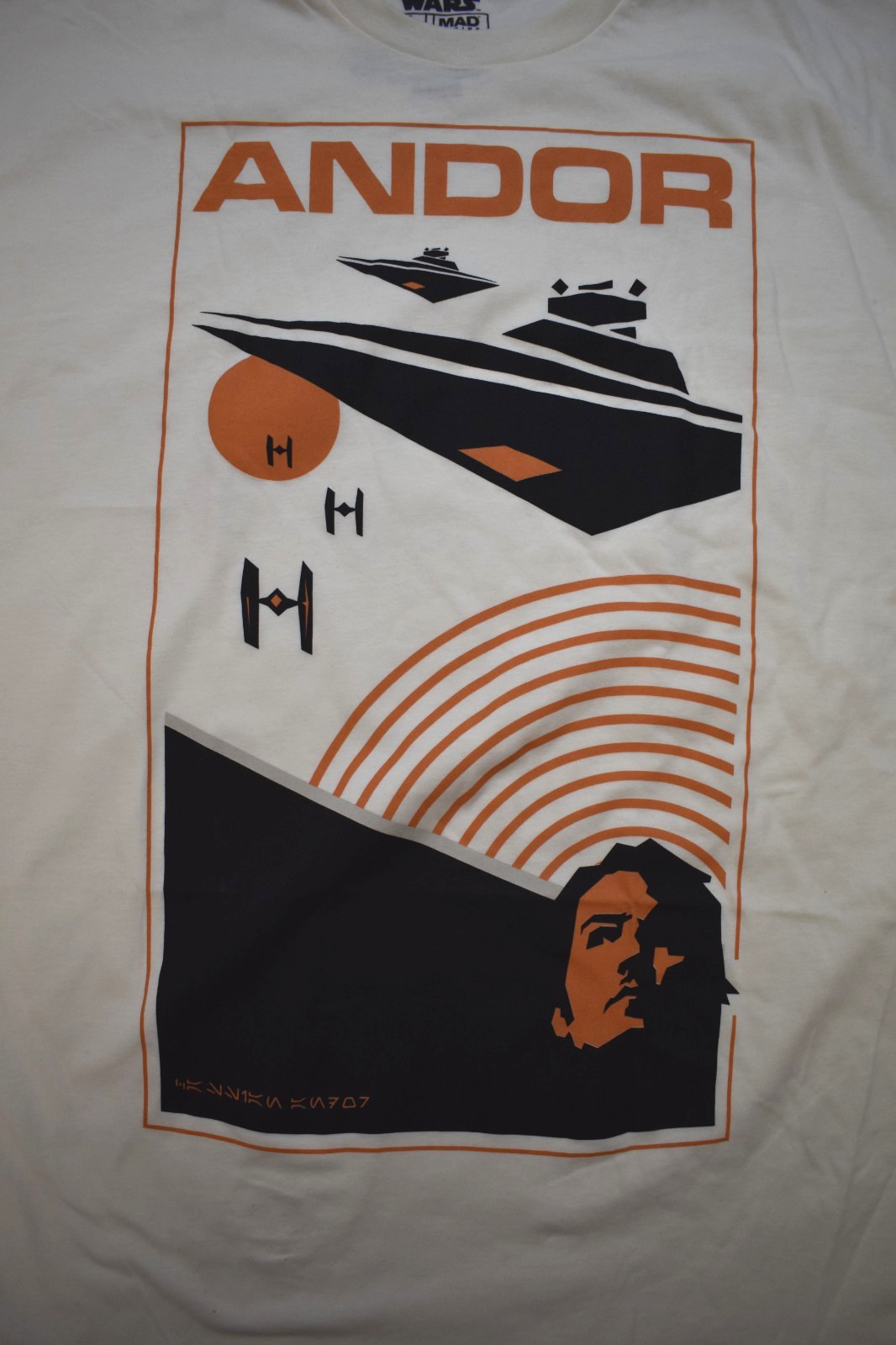 Star Wars Mens Andor Star Destroyer Ivory T-Shirt News S, XL, 2XL, 3XL gallery