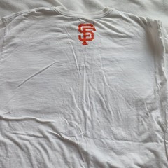 Nike Standard Fit SF Giants Baseball Pitcher Graphic T-Shirt White 2XL