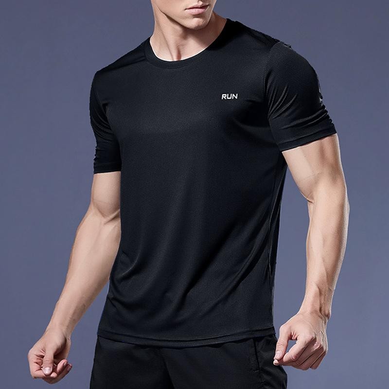 Men’s Quick Dry Sports T-Shirt – Running, Soccer Jersey, Gym Fitness Compression gallery