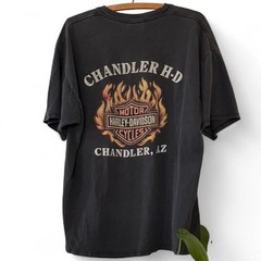 faded flame Harley Davidson Chandler Arizona tee SZ XL