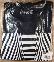 Coca Cola Coke Optical Radiate Energy Waves Bottle T-Shirt Men’s Size Small-2XL