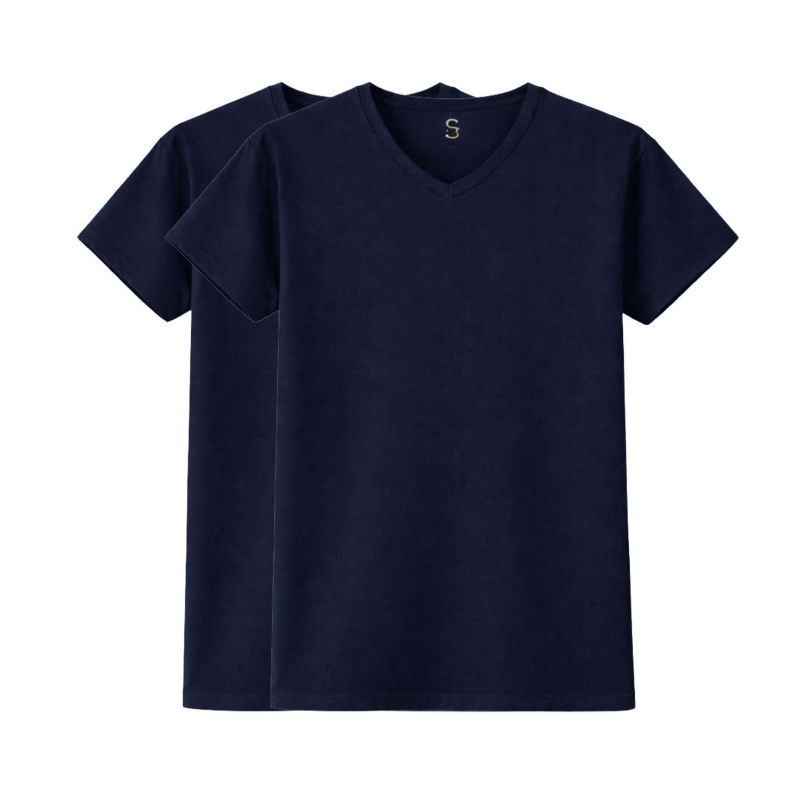 SilkCut V-Neck Mens Undershirts - 2 Pack gallery
