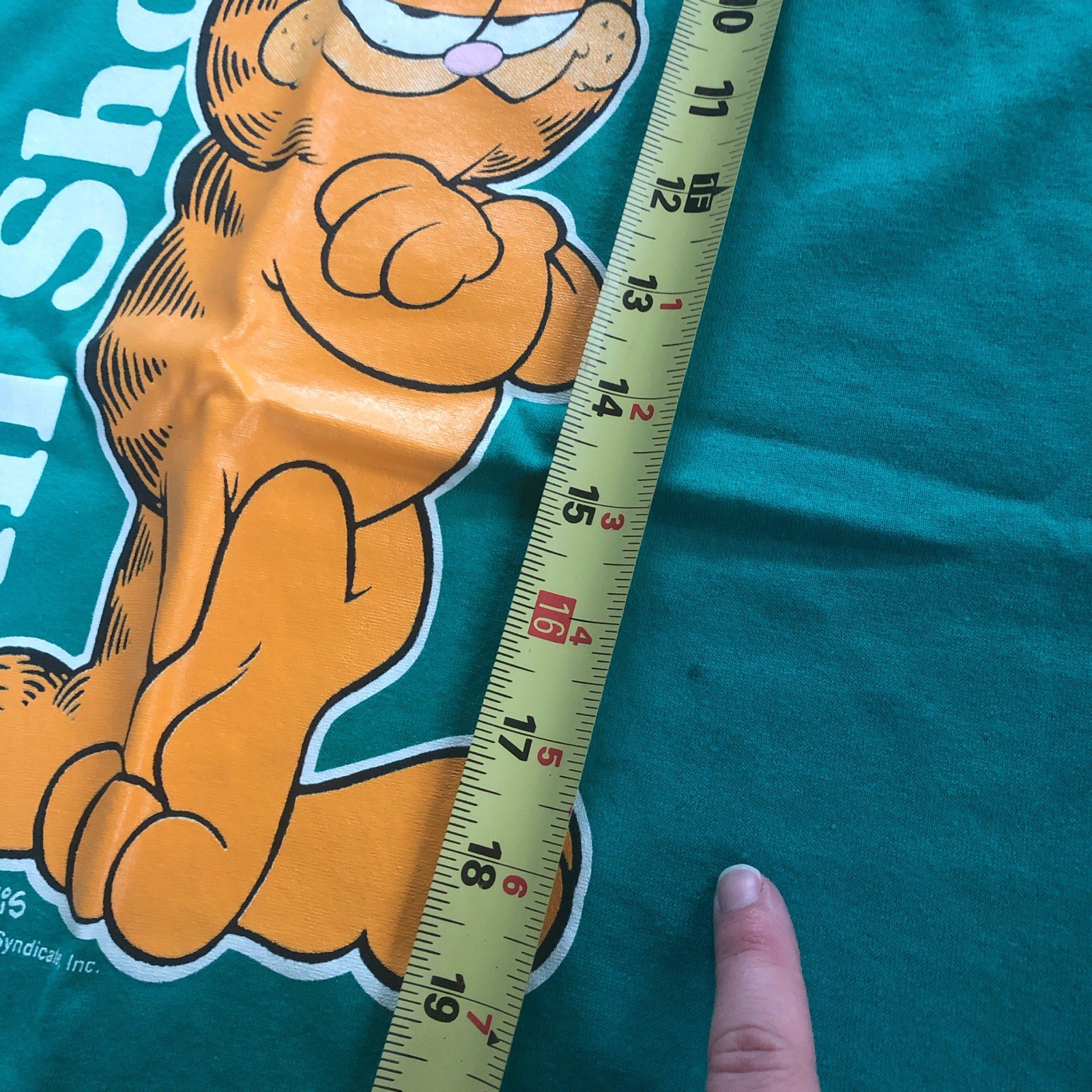 Vintage 1978 Garfield x Gulf Shore Velva Sheen X Large Vacation Souvenir gallery