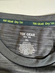 Tek Gear® Dry Tek Tee- Men’s Size XL- Slate Hawk ( Gray )