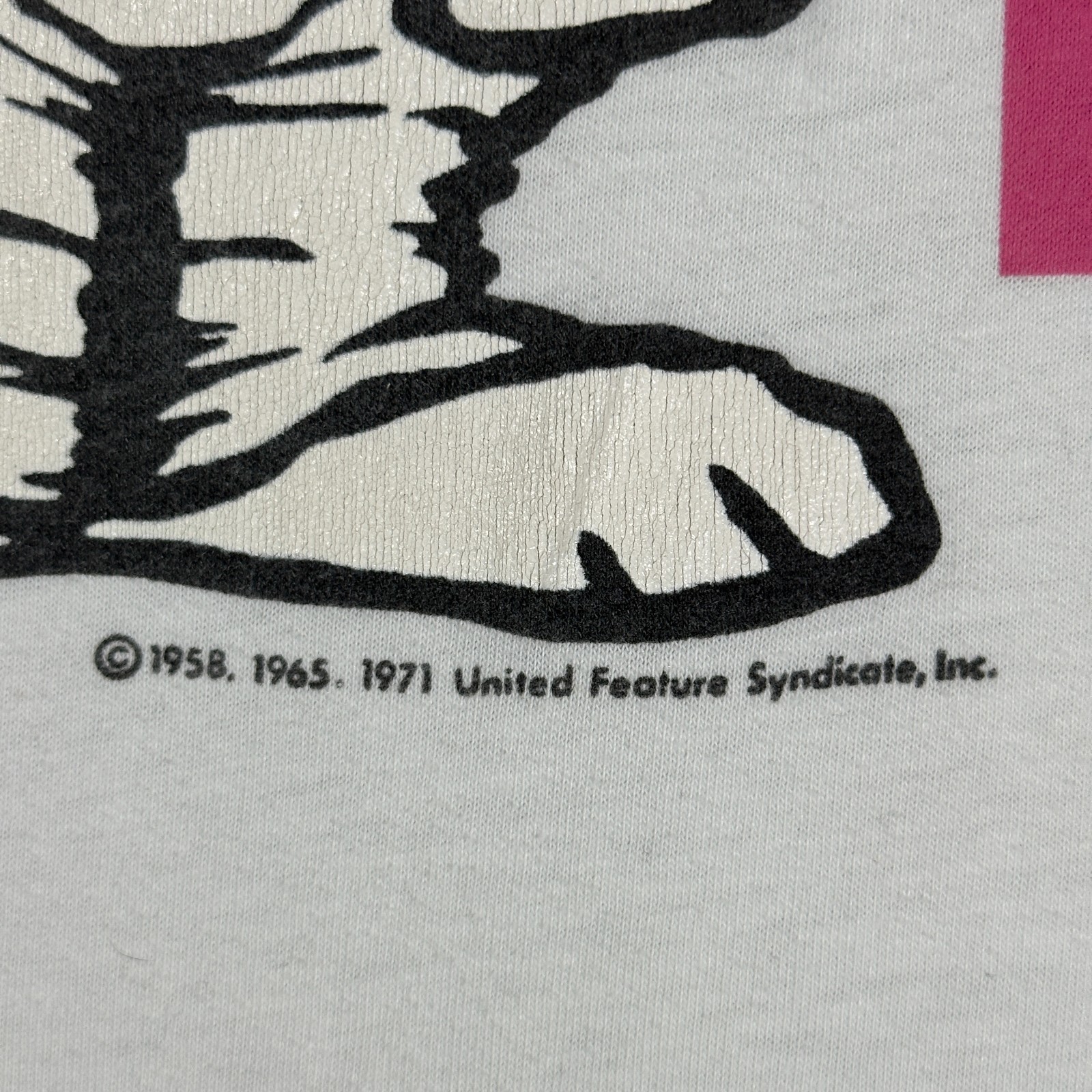 Vintage 80s Snoopy Joe Vice Shirt Artex Tag Schulz Peanuts USA Made - Size XL gallery