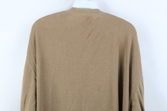 Vtg USGI Mens XL Thrashed Wool Blend Ribbed Knit Henley Undershirt T-Shirt USA