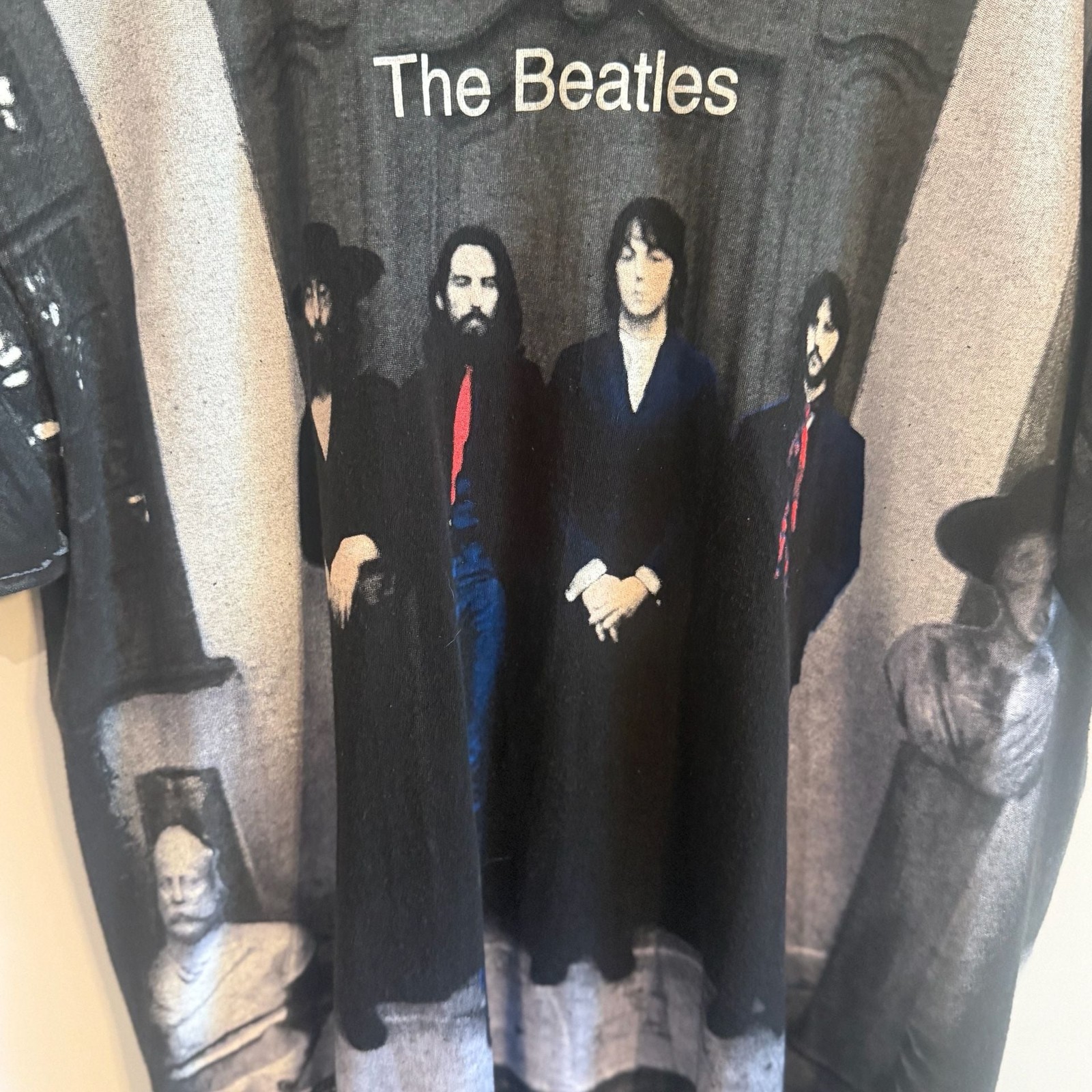 Vintage 90s The Beatles Hey Jude All Over Print AOP Shirt gallery