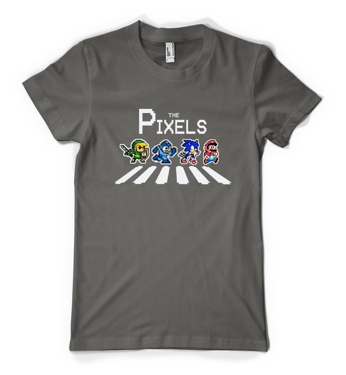 The Pixels Gaming Abbey Road Crossing Platform Personalised Unisex Adult T Shirt gallery
