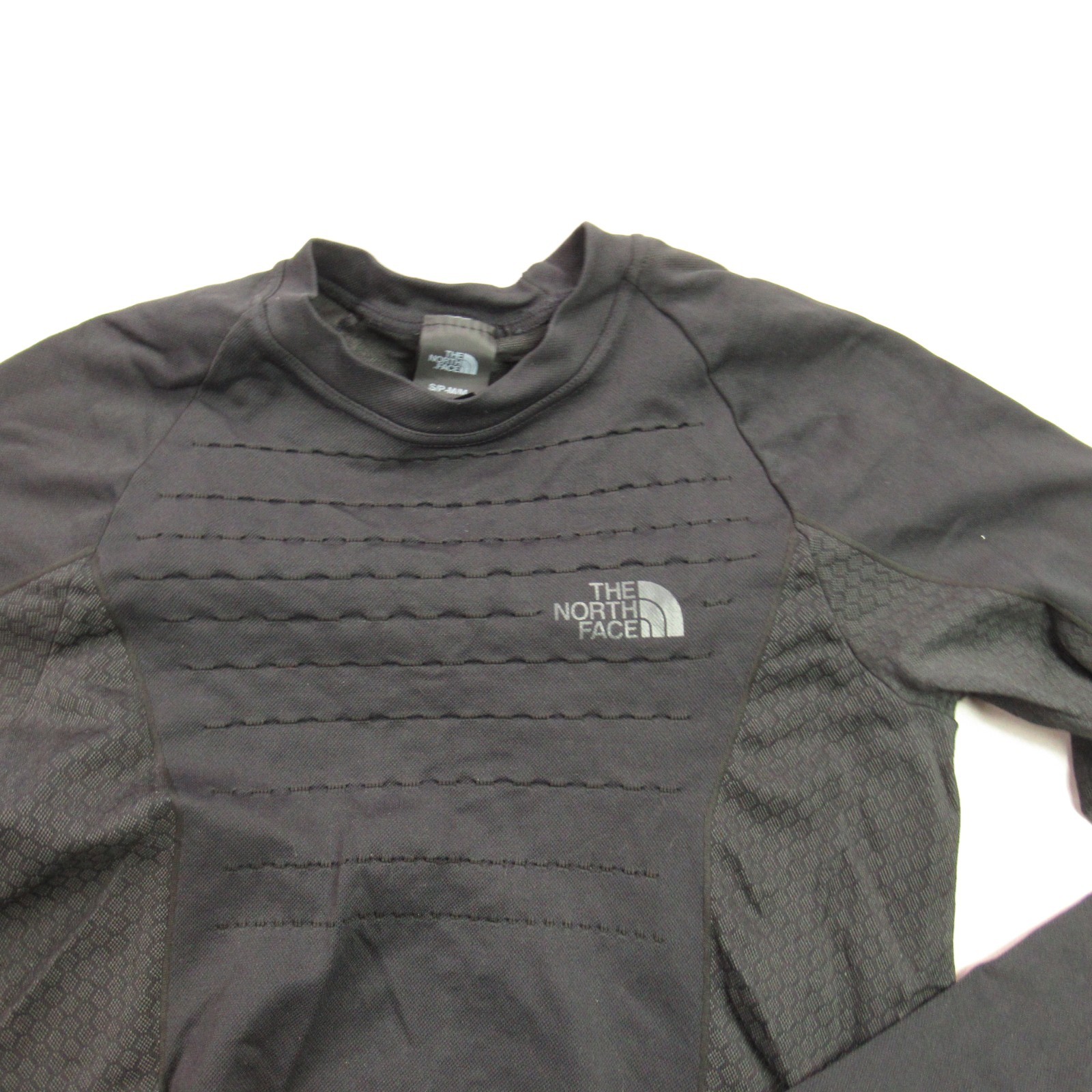 North Face Shirt Mens Small Long Sleeve Crew Neck Black Casual Pullover gallery