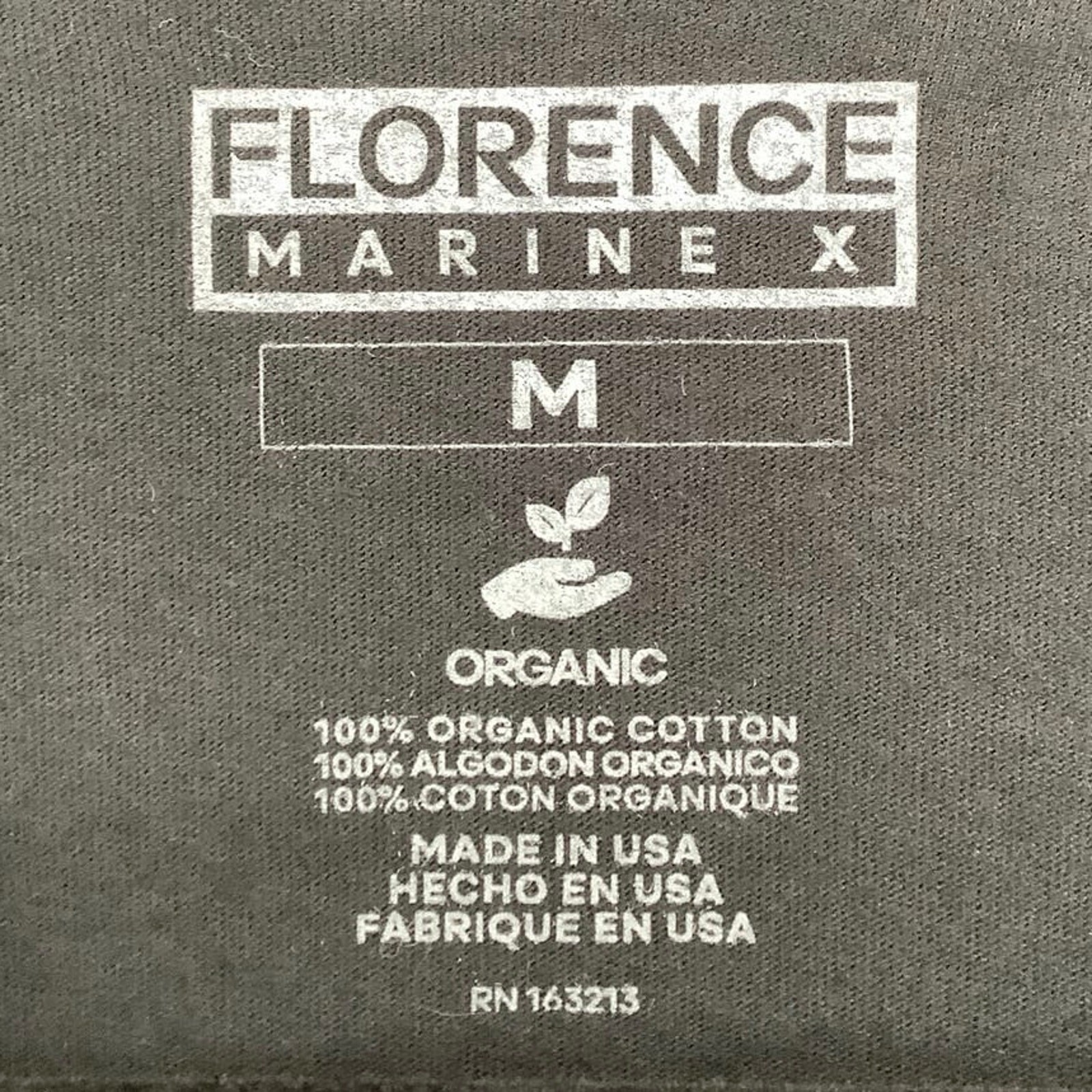 Florence Marine Size Medium Catamaran Organic T-Shirt Black Organic Tee M15-4 gallery