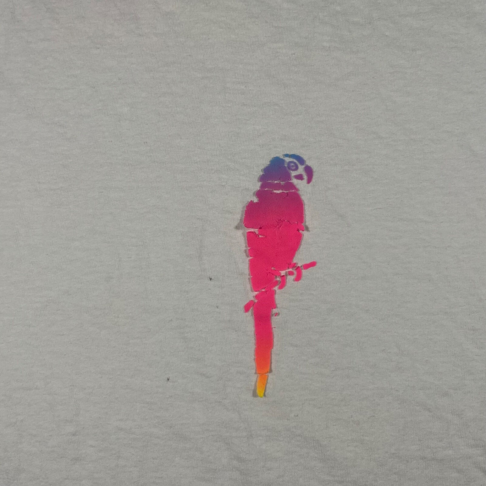 Vintage Surfing Shirt Adult Small White Single Stitch Mens 90s Parrot Surf Zone gallery