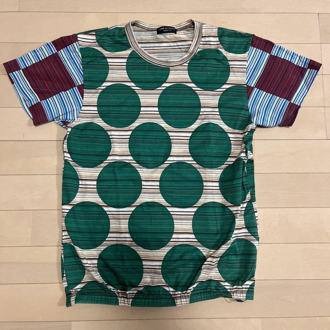 AD2000 Comme des Garcons Homme Plus Dot Stripe T-Shirt Size S