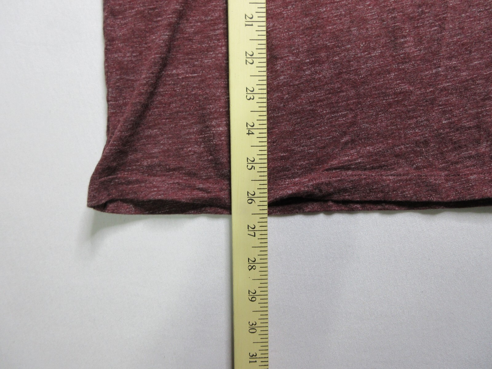 Hawker Rye Heather Red Slim Fit Short Sleeve Henley T-Shirt Men's Size X-Large gallery