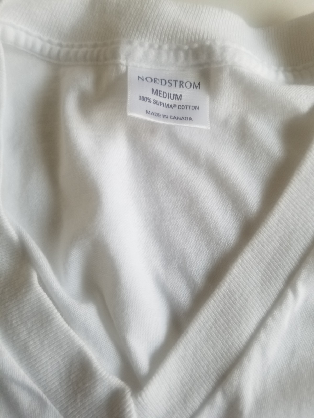 Nordstrom V-Neck Classic Fit Short SLV Supima Cotton Men T-Shirt M gallery