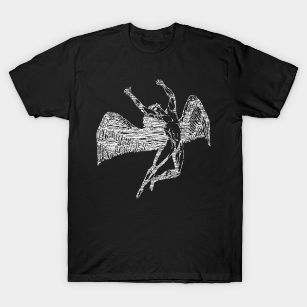 Vintage Fallen Angel T-Shirt Retro 70s Classic Rock Style Tee Wings Graphic gallery
