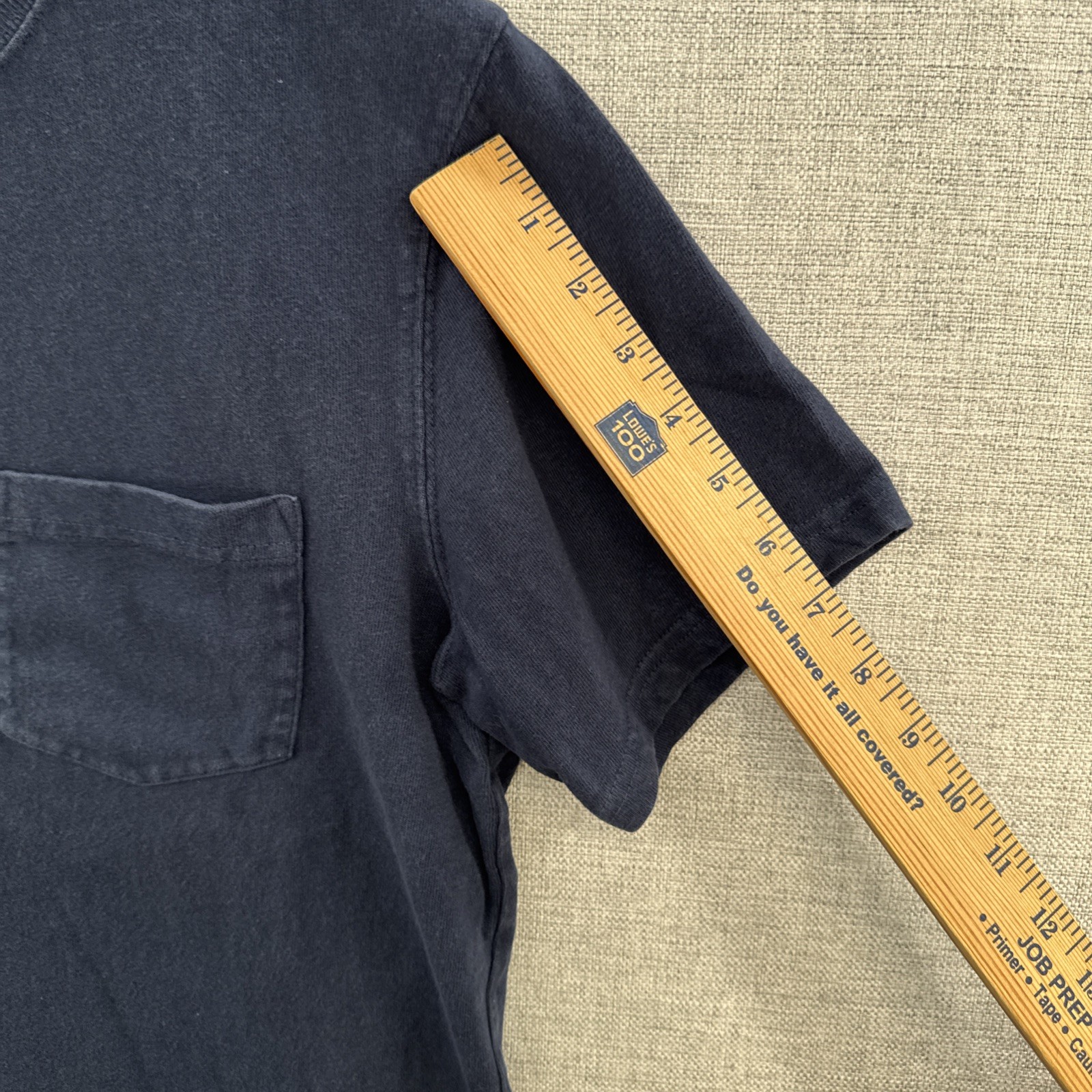 Alex Mill T Shirt Mens Small Blue Navy Pocket Short Sleeve Minimalist Adult gallery