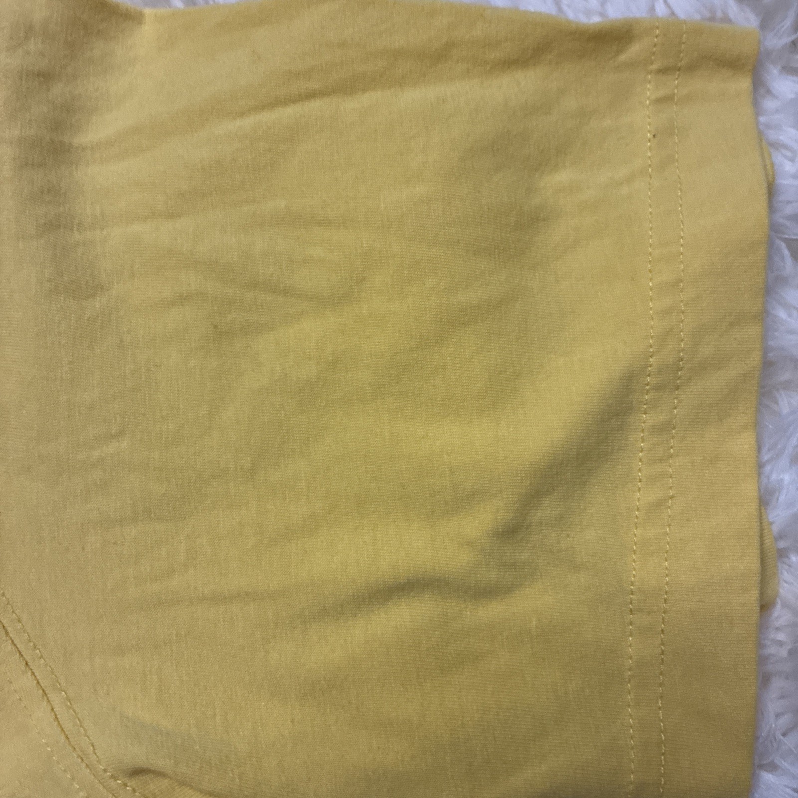 Eddie Bauer ~ Men's Size L Yellow / Rainbow Logo Graphic Short Sleeve T-Shirt gallery
